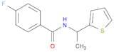Benzamide, 4-fluoro-N-[1-(2-thienyl)ethyl]-