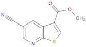 Thieno[2,3-b]pyridine-3-carboxylic acid, 5-cyano-, methyl ester