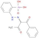Arsonic acid, [2-[(1-benzoyl-2-oxopropylidene)hydrazino]phenyl]- (9CI)