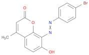 2H-1-Benzopyran-2-one, 8-[2-(4-bromophenyl)diazenyl]-7-hydroxy-4-methyl-