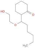 Cyclohexanone, 2-[1-(2-hydroxyethoxy)hexyl]-