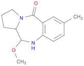 5H-Pyrrolo[2,1-c][1,4]benzodiazepin-5-one, 1,2,3,10,11,11a-hexahydro-11-methoxy-7-methyl-