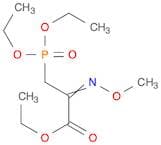 Propanoic acid, 3-(diethoxyphosphinyl)-2-(methoxyimino)-, ethyl ester
