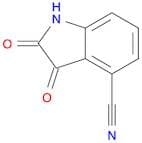 1H-Indole-4-carbonitrile, 2,3-dihydro-2,3-dioxo-