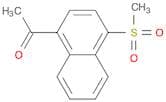 Ethanone, 1-[4-(methylsulfonyl)-1-naphthalenyl]-