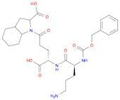 D-Norvaline, 5-(2-carboxyoctahydro-1H-indol-1-yl)-5-oxo-N-[N2-[(phenylmethoxy)carbonyl]-L-ornithyl…