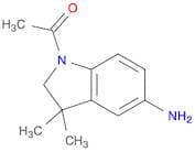 Ethanone, 1-(5-amino-2,3-dihydro-3,3-dimethyl-1H-indol-1-yl)-