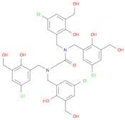 Urea, N,N,N',N'-tetrakis[[5-chloro-2-hydroxy-3-(hydroxymethyl)phenyl]methyl]-