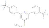 Pyridine, 4-(ethylthio)-2-[3-(trifluoromethyl)phenyl]-6-[4-(trifluoromethyl)phenyl]-