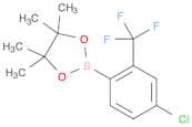 2-(4-Chloro-2-(trifluoromethyl)phenyl)-4,4,5,5-tetramethyl-1,3,2-dioxaborolane