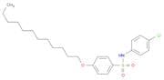 Benzenesulfonamide, N-(4-chlorophenyl)-4-(dodecyloxy)-