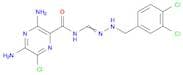 2-Pyrazinecarboxamide, 3,5-diamino-6-chloro-N-[[[(3,4-dichlorophenyl)methyl]amino]iminomethyl]-