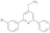 Pyridine, 2-(3-bromophenyl)-4-(methylthio)-6-phenyl-
