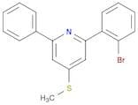 Pyridine, 2-(2-bromophenyl)-4-(methylthio)-6-phenyl-