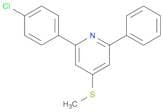 Pyridine, 2-(4-chlorophenyl)-4-(methylthio)-6-phenyl-