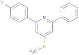 Pyridine, 2-(4-fluorophenyl)-4-(methylthio)-6-phenyl-