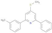 Pyridine, 2-(3-methylphenyl)-4-(methylthio)-6-phenyl-