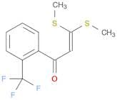 2-Propen-1-one, 3,3-bis(methylthio)-1-[2-(trifluoromethyl)phenyl]-