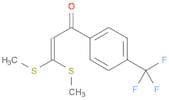 2-Propen-1-one, 3,3-bis(methylthio)-1-[4-(trifluoromethyl)phenyl]-