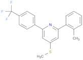 Pyridine, 2-(2-methylphenyl)-4-(methylthio)-6-[4-(trifluoromethyl)phenyl]-