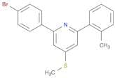 Pyridine, 2-(4-bromophenyl)-6-(2-methylphenyl)-4-(methylthio)-