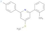 Pyridine, 2-(4-fluorophenyl)-6-(2-methylphenyl)-4-(methylthio)-