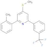 Pyridine, 2-(2-methylphenyl)-4-(methylthio)-6-[3-(trifluoromethyl)phenyl]-