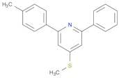 Pyridine, 2-(4-methylphenyl)-4-(methylthio)-6-phenyl-