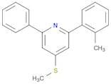 Pyridine, 2-(2-methylphenyl)-4-(methylthio)-6-phenyl-