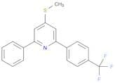 Pyridine, 4-(methylthio)-2-phenyl-6-[4-(trifluoromethyl)phenyl]-