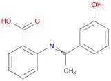 Benzoic acid, 2-[[1-(3-hydroxyphenyl)ethylidene]amino]-