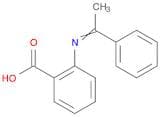 Benzoic acid, 2-[(1-phenylethylidene)amino]-