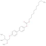 Carbonic acid, 4'-[(2-methoxy-3-methylpentyl)oxy][1,1'-biphenyl]-4-yl undecyl ester
