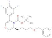tert-Butyl 3-(4-(benzyloxy)butyl)-5-(3,4,5-trifluorophenyl)-2H-1,4-oxazine-4(3H)-carboxylate