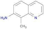 7-Quinolinamine, 8-methyl-
