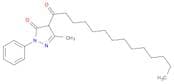 3H-Pyrazol-3-one, 2,4-dihydro-5-methyl-4-(1-oxotetradecyl)-2-phenyl-