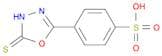 4-(5-Thioxo-4,5-dihydro-1,3,4-oxadiazol-2-yl)benzenesulfonic acid