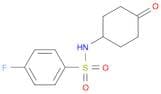 Benzenesulfonamide, 4-fluoro-N-(4-oxocyclohexyl)-