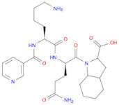 1H-Indole-2-carboxylic acid, N2-(3-pyridinylcarbonyl)-L-lysyl-D-γ-glutamyloctahydro-, (2S,3aS,7aS)-