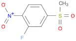 Benzene, 2-fluoro-4-(methylsulfonyl)-1-nitro-