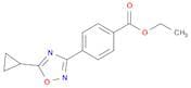 Ethyl 4-(5-cyclopropyl-1,2,4-oxadiazol-3-yl)benzoate