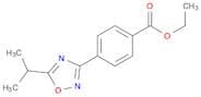 Ethyl 4-(5-isopropyl-1,2,4-oxadiazol-3-yl)benzoate