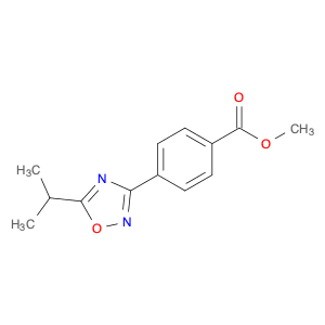 Benzoic acid, 4-[5-(1-methylethyl)-1,2,4-oxadiazol-3-yl]-, methyl ester