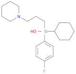 Silanol, 1-cyclohexyl-1-(4-fluorophenyl)-1-[3-(1-piperidinyl)propyl]-