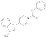 1(4H)-Pyridinecarboxylic acid, 4-(1-methyl-1H-indol-3-yl)-, phenyl ester