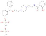 Benzamide, N-[2-[4-[2-(diphenylmethoxy)ethyl]-1-piperazinyl]ethyl]-2-hydroxy-, dimethanesulfonate …