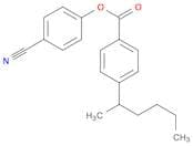 Benzoic acid, 4-(1-methylpentyl)-, 4-cyanophenyl ester