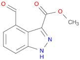 1H-Indazole-3-carboxylic acid, 4-formyl-, methyl ester