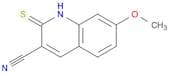 2-Mercapto-7-methoxyquinoline-3-carbonitrile