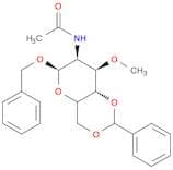 α-D-Glucopyranoside, phenylmethyl 2-(acetylamino)-2-deoxy-3-O-methyl-4,6-O-(phenylmethylene)-